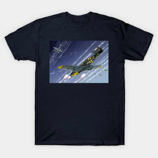 Bf109 Bomber Interception T-Shirt by Aircraft.Lover